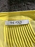 The Fold 100% Silk Yellow Long Sleeve Silk Top Size 6 (tall) - photo 7