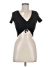 Zara Black Short Sleeve Top Size M - photo 1