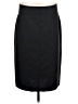 Vince Camuto Solid Black Formal Skirt Size L - photo 1