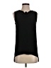 Ecru Black Sleeveless Blouse Size XS - photo 1