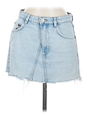 Zara Denim Skirt (view 1)