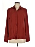 Forever 21 Burgundy Long Sleeve Blouse Size L - photo 1