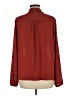 Forever 21 Burgundy Long Sleeve Blouse Size L - photo 2