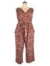 Kaileigh Paisley Brown Jumpsuit Size 2X - photo 1