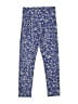 Active by Old Navy Floral Blue Casual Pants Size 10 - 12 - photo 2