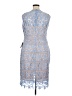 Eliza J 100% Polyester Floral Blue Cocktail Dress Size 16 - photo 2