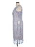 Eliza J 100% Polyester Floral Blue Cocktail Dress Size 16 - photo 5