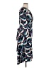 Evan Picone Print Multi Color Blue Cocktail Dress Size 14 - photo 4