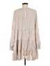 Unbranded 100% Rayon Tan Casual Dress Size M - photo 2