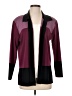 misook Color Block Burgundy Cardigan Size S - photo 1