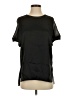 Vince. 100% Silk Black Short Sleeve Top Size S - photo 1