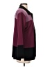 misook Color Block Burgundy Cardigan Size S - photo 4