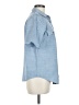 Gap 100% Cotton Blue Short Sleeve Button-Down Shirt Size M - photo 4