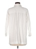 J.Jill Solid White Ivory Long Sleeve Button-Down Shirt Size Med Petite - photo 2