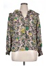 Boden 100% Viscose Floral Green 3/4 Sleeve Blouse Size 14 - photo 1