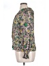 Boden 100% Viscose Floral Green 3/4 Sleeve Blouse Size 14 - photo 5