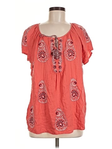 Lucky Brand Short Sleeve Blouse (view 1)