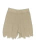 Shein Chevron-herringbone Gold Shorts Size S - photo 2