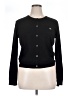 Burberry 100% Wool Black Wool Cardigan Size XL - photo 1