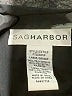 Sag Harbor 100% Polyester Floral Black Short Sleeve Blouse Size L - photo 7