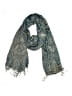 Studio 36 100% Rayon Paisley Teal Scarf One size - photo 1