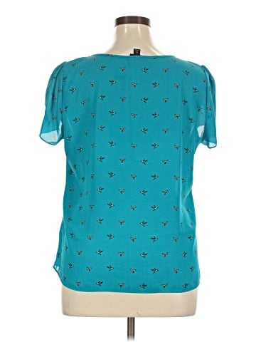 Worthington Short Sleeve Blouse (view 2)