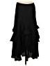 Sundance 100% Silk Black Silk Skirt Size 8 - photo 2