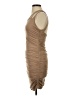 Bebe Solid Tan Cocktail Dress Size S - photo 5