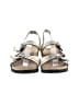 Naot 100% Leather Solid Silver Sandals Size EU 37 - photo 2