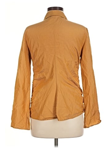 The Limited Long Sleeve Silk Top (view 2)