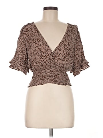 Abercrombie & Fitch Short Sleeve Blouse (view 1)
