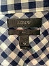 J.Crew Checkered-gingham Blue Long Sleeve Button-Down Shirt Size 10 - photo 3