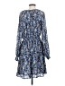 Lands' End 100% Polyester Paisley Blue Casual Dress Size S - photo 2
