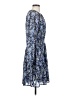 Lands' End 100% Polyester Paisley Blue Casual Dress Size S - photo 4
