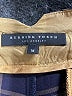 Burning Torch 100% Rayon Plaid Gold Shorts Size M - photo 3