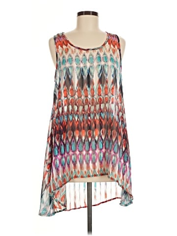 Mirror Image Sleeveless Blouse (view 1)
