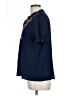 Shein 100% Polyester Blue Short Sleeve Blouse Size 12 - photo 5