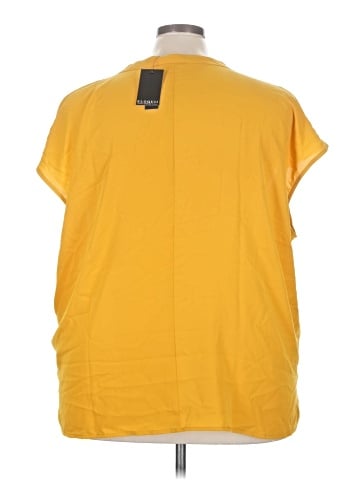 ELOQUII Short Sleeve Blouse (view 2)