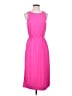 J.Crew 100% Polyester Solid Pink Casual Dress Size 2 - photo 1