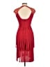 Herve Leger Red Cocktail Dress Size L - photo 2