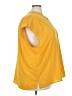ELOQUII Yellow Short Sleeve Blouse Size 26 - photo 4