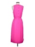 J.Crew 100% Polyester Solid Pink Casual Dress Size 2 - photo 2