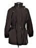 Aeros 100% Polyester Brown Raincoat Size Med Petite - photo 1