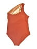 Unbranded Color Block Orange One Piece Swimsuit Size L - photo 2