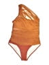 Unbranded Color Block Orange One Piece Swimsuit Size L - photo 1