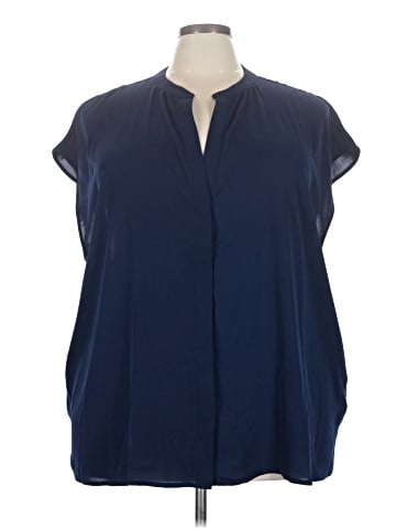 ELOQUII Short Sleeve Blouse (view 1)