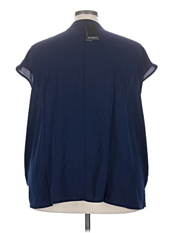 ELOQUII Short Sleeve Blouse (view 2)