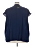 ELOQUII Blue Short Sleeve Blouse Size 26 - photo 2