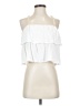 Good Luck Gem White Sleeveless Blouse Size XS - photo 1