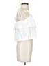 Good Luck Gem White Sleeveless Blouse Size XS - photo 4